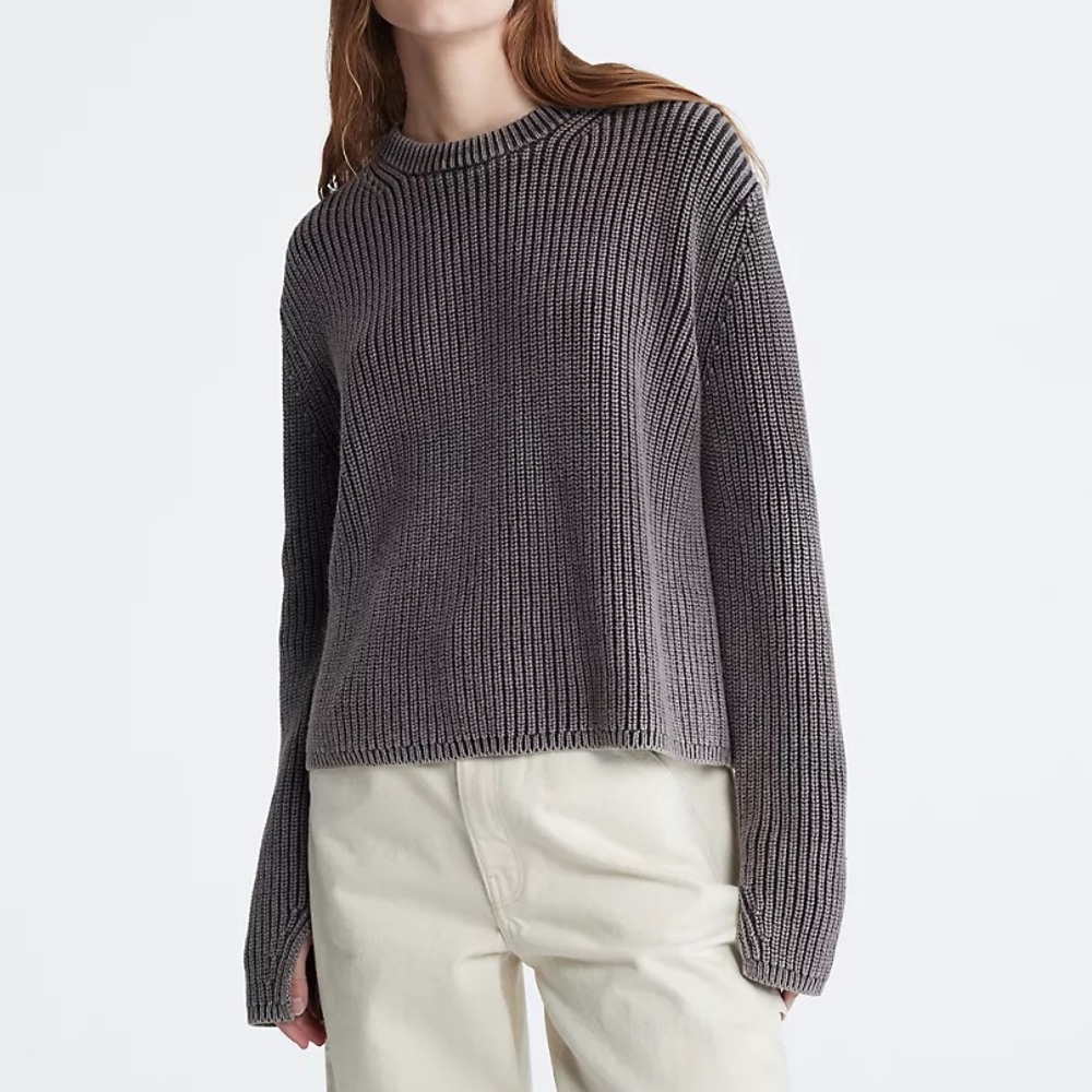 SOLD. NWOT Calvin Klein Cropped Sweater – Size M
